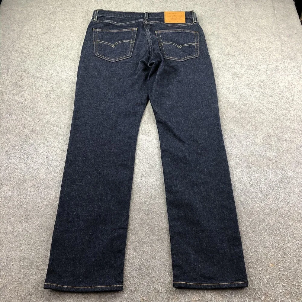 Levis 511 Jeans Mens 32x30 Blue Dark Wash Slim Straight Denim Pants Casual